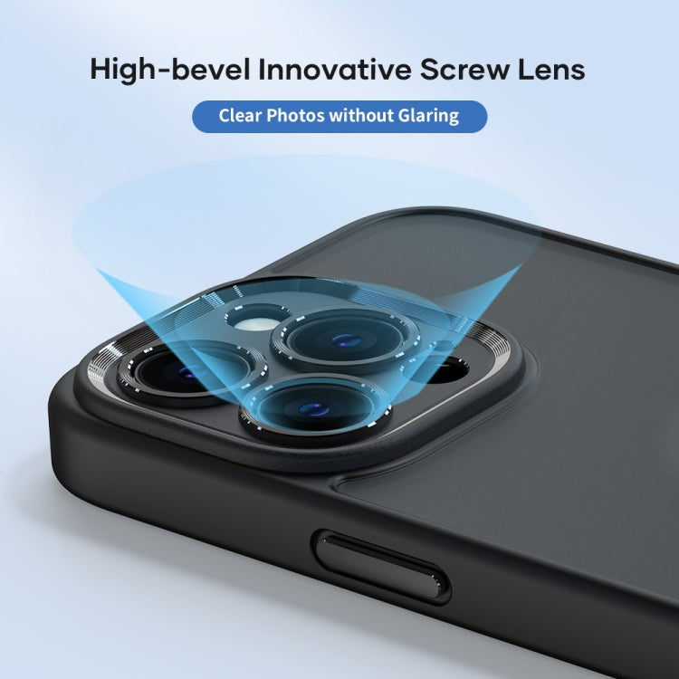 For iPhone 13 Pro ROCK U-shield Skin-like PC+TPU Phone Case (Black) - iPhone 13 Pro Cases by ROCK | Online Shopping UK | buy2fix
