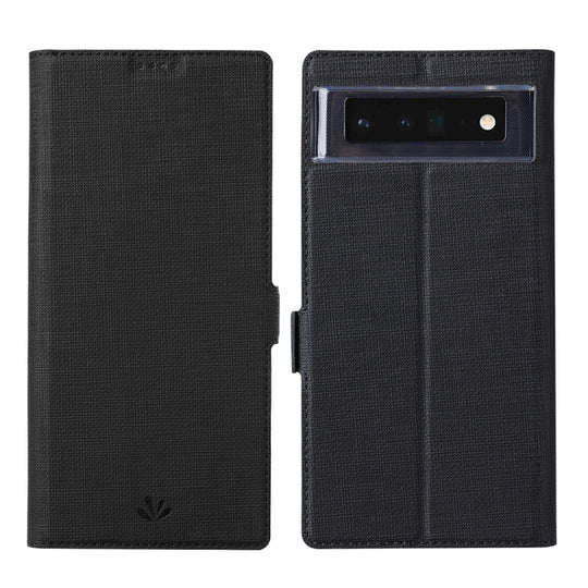 For Google Pixel 6 ViLi K Series Magnetic Buckle Horizontal Flip Leather Phone Case(Black)