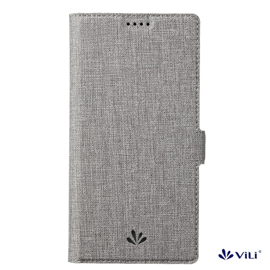 For OnePlus Nord N100 ViLi K Series Shockproof Magnetic Buckle Leather Phone Case(Grey) - OnePlus Cases by ViLi | Online Shopping UK | buy2fix