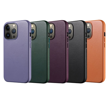 For iPhone 13 Pro PU + TPU Magsafe Magnetic Phone Case (Midnight Black) - iPhone 13 Pro Cases by buy2fix | Online Shopping UK | buy2fix