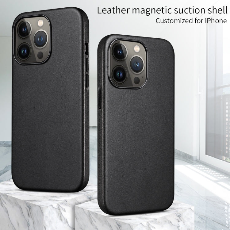 For iPhone 13 PU + TPU Magsafe Magnetic Phone Case(Midnight Black) - iPhone 13 Cases by buy2fix | Online Shopping UK | buy2fix