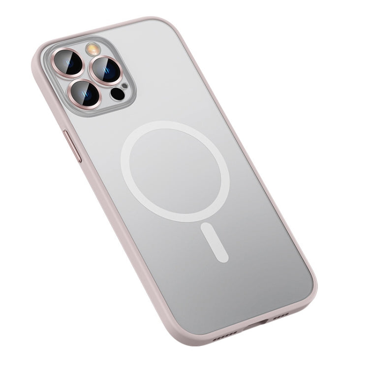 For iPhone 13 Pro Max MagSafe Matte Phone Case (Pink) - iPhone 13 Pro Max Cases by buy2fix | Online Shopping UK | buy2fix