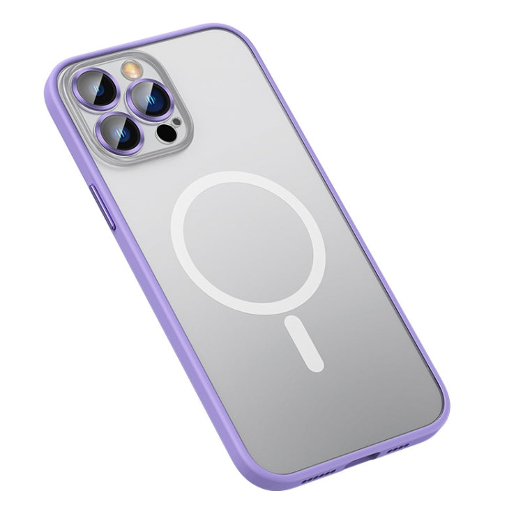 For iPhone 13 Pro Max MagSafe Matte Phone Case (Purple) - iPhone 13 Pro Max Cases by buy2fix | Online Shopping UK | buy2fix