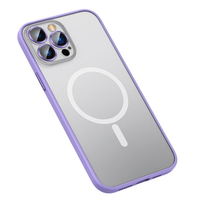 For iPhone 13 Pro Max MagSafe Matte Phone Case (Purple) - iPhone 13 Pro Max Cases by buy2fix | Online Shopping UK | buy2fix