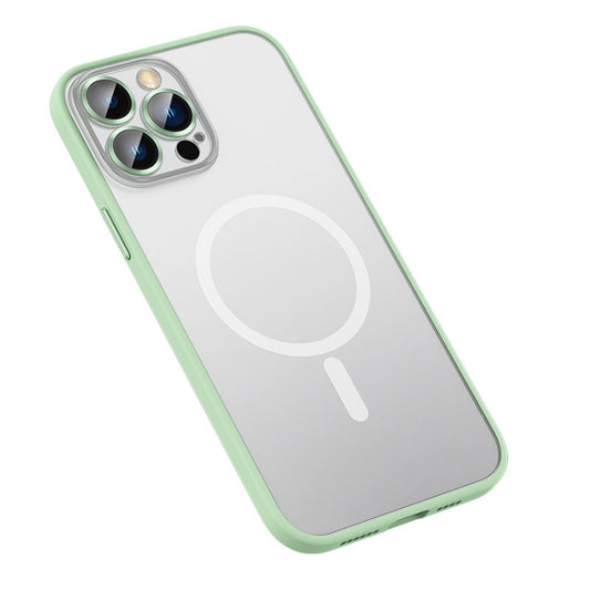 For iPhone 12 Pro MagSafe Matte Phone Case(Green) by buy2fix