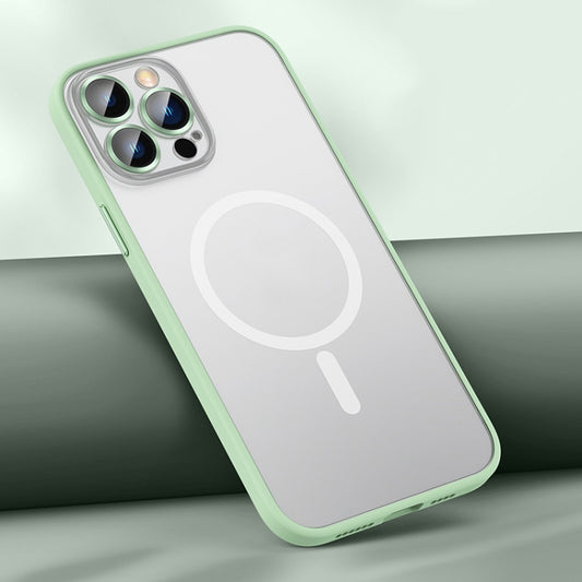 For iPhone 12 Pro MagSafe Matte Phone Case(Green) by buy2fix