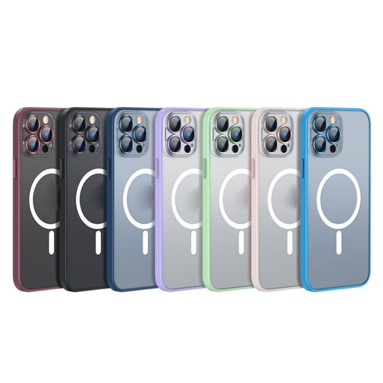 For iPhone 12 Pro MagSafe Matte Phone Case(Purple) - iPhone 12 / 12 Pro Cases by buy2fix | Online Shopping UK | buy2fix