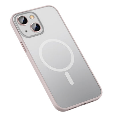 For iPhone 12 MagSafe Matte Phone Case(Pink) - iPhone 12 / 12 Pro Cases by buy2fix | Online Shopping UK | buy2fix