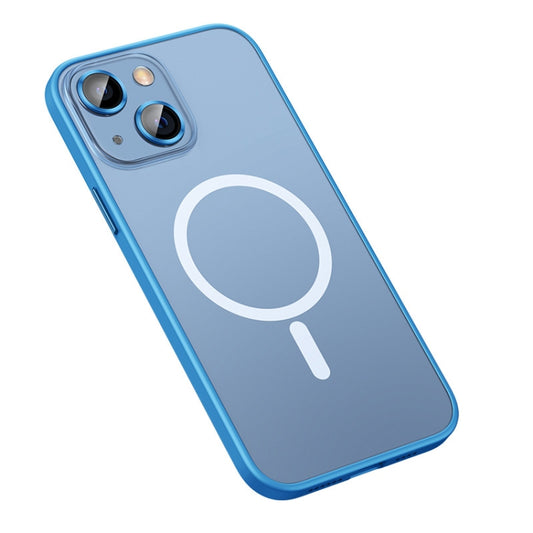 For iPhone 12 MagSafe Matte Phone Case(Sierra Blue) - iPhone 12 / 12 Pro Cases by buy2fix | Online Shopping UK | buy2fix