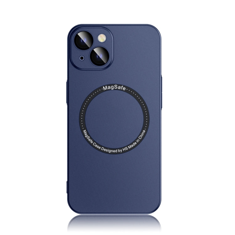 For iPhone 12 Pro Max Frosted PC Magsafe Case(Navy Blue) by buy2fix