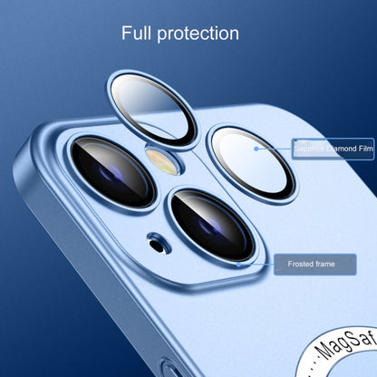For iPhone 12 Pro Max Frosted PC Magsafe Case(Navy Blue) by buy2fix