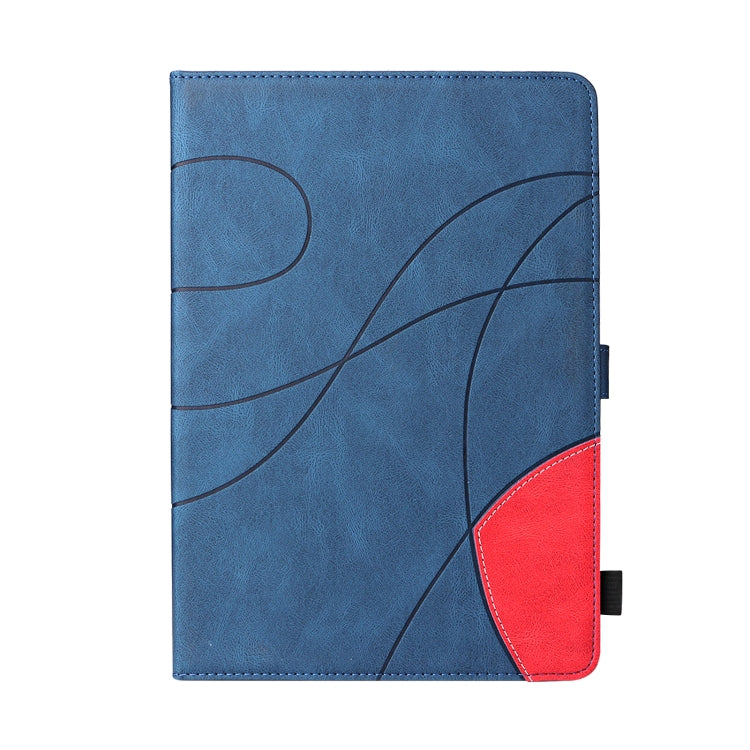 Dual-color Splicing Horizontal Flip Leather Tablet Case For iPad mini 6(Blue) - More iPad Cases by buy2fix | Online Shopping UK | buy2fix