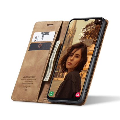 For Samsung Galaxy A13 4G/A13 5G/A04S/A04/M13 5G CaseMe 013 Multifunctional Horizontal Flip Leather Phone Case(Brown) by CaseMe