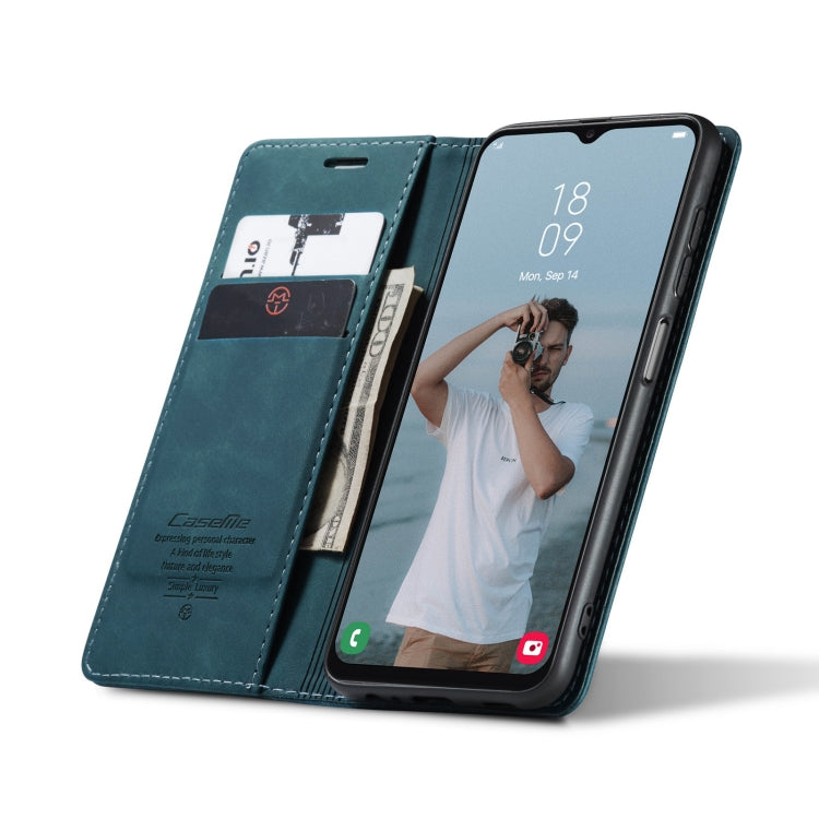 For Samsung Galaxy A13 4G/A13 5G/A04S/A04/M13 5G CaseMe 013 Multifunctional Horizontal Flip Leather Phone Case(Blue) by CaseMe