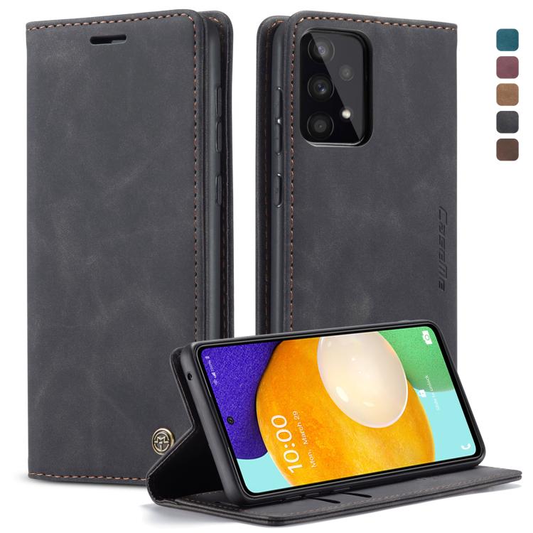 For Samsung Galaxy A53 5G CaseMe 013 Multifunctional Horizontal Flip Leather Phone Case(Black) - Galaxy Phone Cases by CaseMe | Online Shopping UK | buy2fix