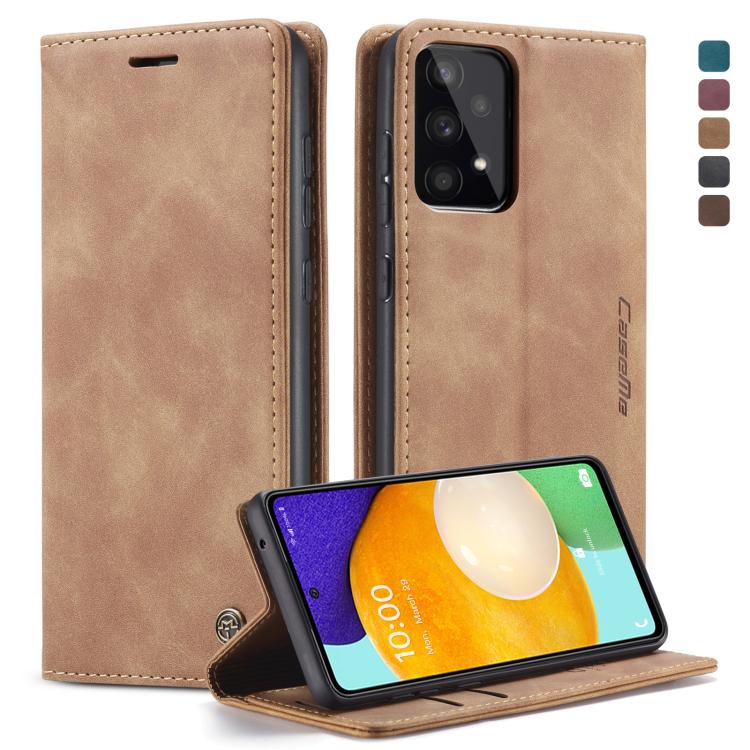 For Samsung Galaxy A53 5G CaseMe 013 Multifunctional Horizontal Flip Leather Phone Case(Brown) - Galaxy Phone Cases by CaseMe | Online Shopping UK | buy2fix