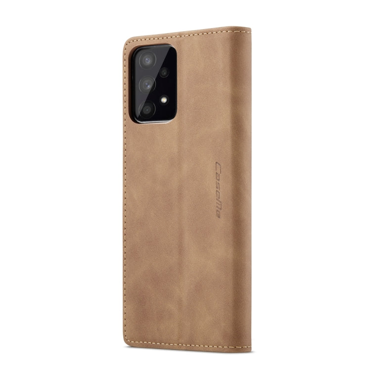 For Samsung Galaxy A53 5G CaseMe 013 Multifunctional Horizontal Flip Leather Phone Case(Brown) - Galaxy Phone Cases by CaseMe | Online Shopping UK | buy2fix