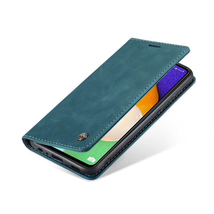 For Samsung Galaxy A53 5G CaseMe 013 Multifunctional Horizontal Flip Leather Phone Case(Blue) - Galaxy Phone Cases by CaseMe | Online Shopping UK | buy2fix