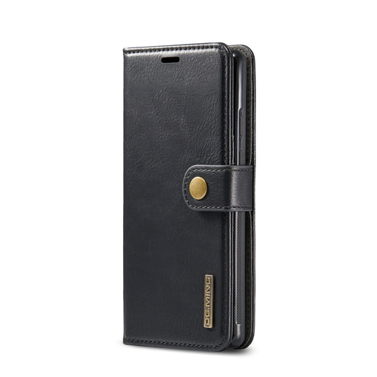 For Google Pixel 6 DG.MING Crazy Horse Texture Detachable Magnetic Leather Phone Case(Black) - Google Cases by DG.MING | Online Shopping UK | buy2fix