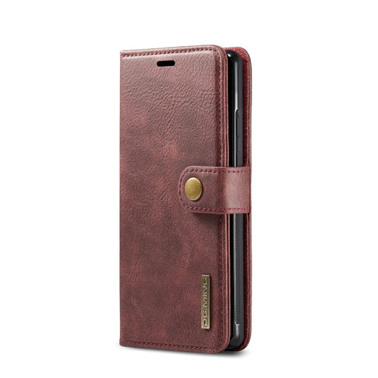 For Google Pixel 6 DG.MING Crazy Horse Texture Detachable Magnetic Leather Phone Case(Red) - Google Cases by DG.MING | Online Shopping UK | buy2fix