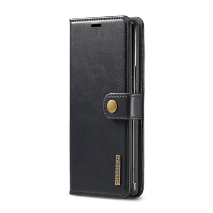 For Google Pixel 6 Pro DG.MING Crazy Horse Texture Detachable Magnetic Leather Phone Case(Black) - Google Cases by DG.MING | Online Shopping UK | buy2fix