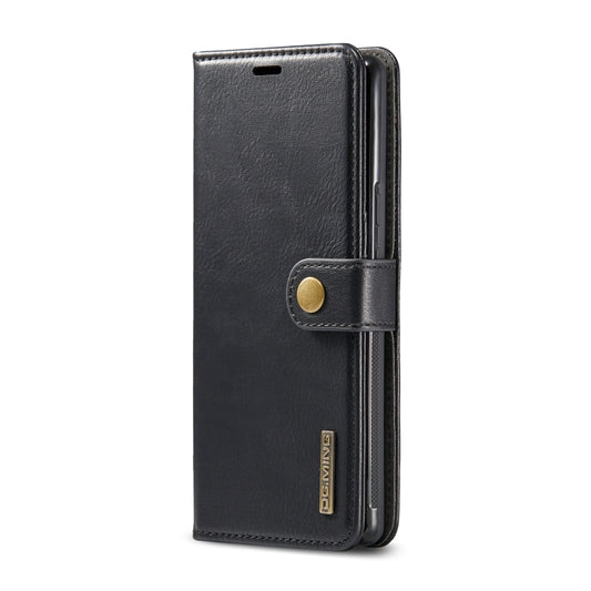 For Google Pixel 6 Pro DG.MING Crazy Horse Texture Detachable Magnetic Leather Phone Case(Black) - Google Cases by DG.MING | Online Shopping UK | buy2fix