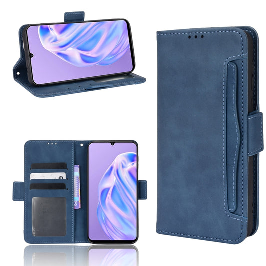 For Ulefone Note 6 / Note 6P Skin Feel Calf Pattern Leather Phone Case(Blue) by buy2fix