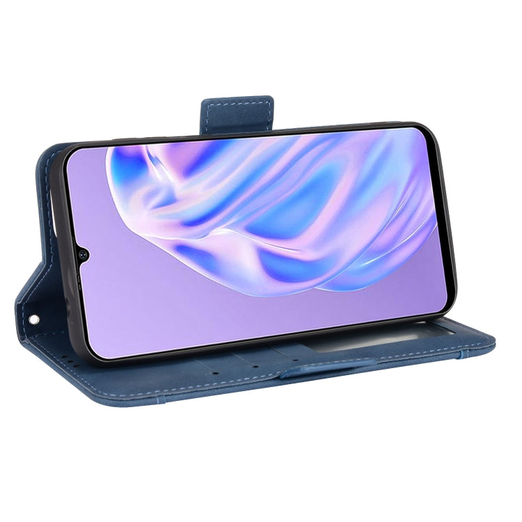 For Ulefone Note 6 / Note 6P Skin Feel Calf Pattern Leather Phone Case(Blue) by buy2fix