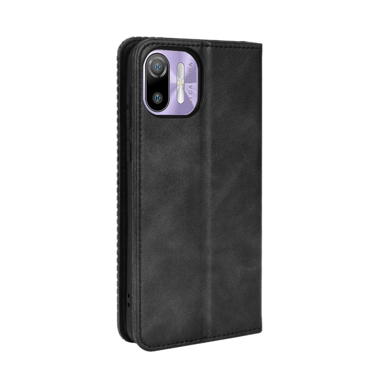 For Ulefone Note 6 / Note 6P Magnetic Buckle Retro Texture Leather Case(Black) by buy2fix
