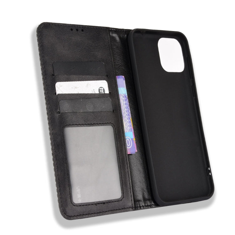 For Ulefone Note 6 / Note 6P Magnetic Buckle Retro Texture Leather Case(Black) by buy2fix