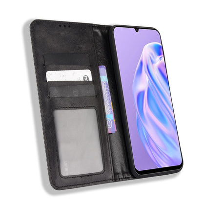 For Ulefone Note 6 / Note 6P Magnetic Buckle Retro Texture Leather Case(Black) by buy2fix
