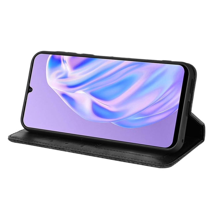 For Ulefone Note 6 / Note 6P Magnetic Buckle Retro Texture Leather Case(Black) by buy2fix