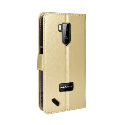 For Ulefone Armor X9 Retro Crazy Horse Texture Leather Phone Case(Gold) by buy2fix