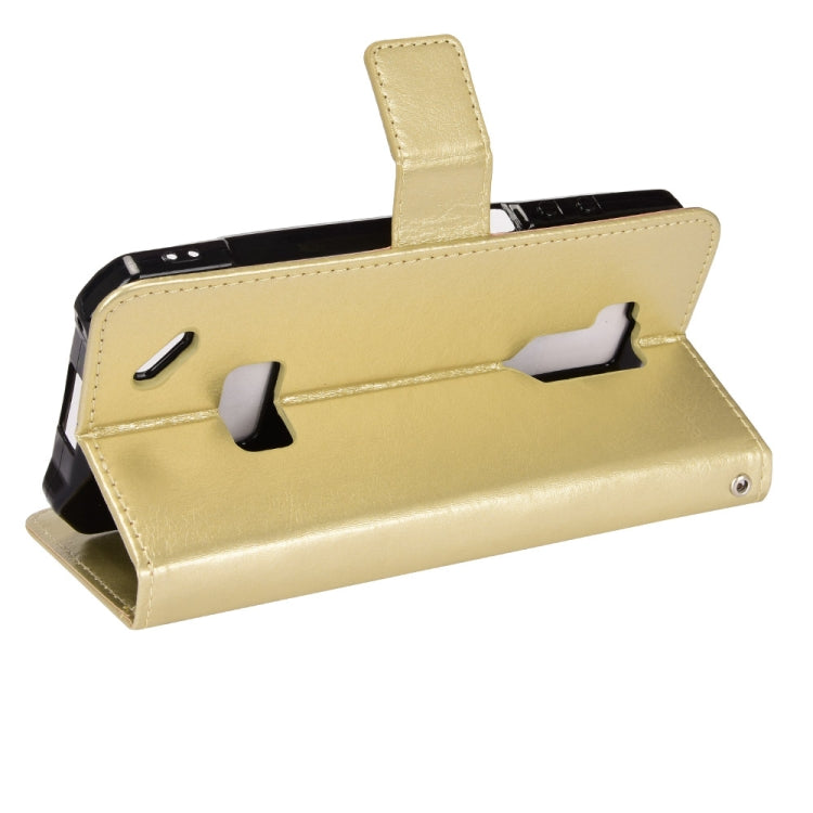 For Ulefone Armor X9 Retro Crazy Horse Texture Leather Phone Case(Gold) by buy2fix