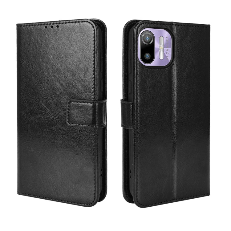 For Ulefone Note 6/ Note 6P Retro Crazy Horse Texture Leather Phone Case(Black) by buy2fix