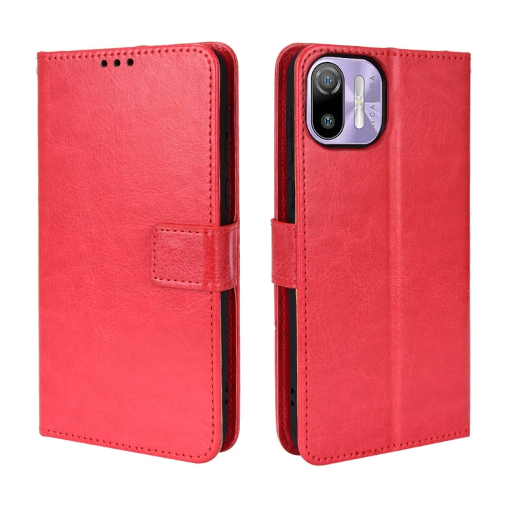 For Ulefone Note 6/ Note 6P Retro Crazy Horse Texture Leather Phone Case(Red) by buy2fix