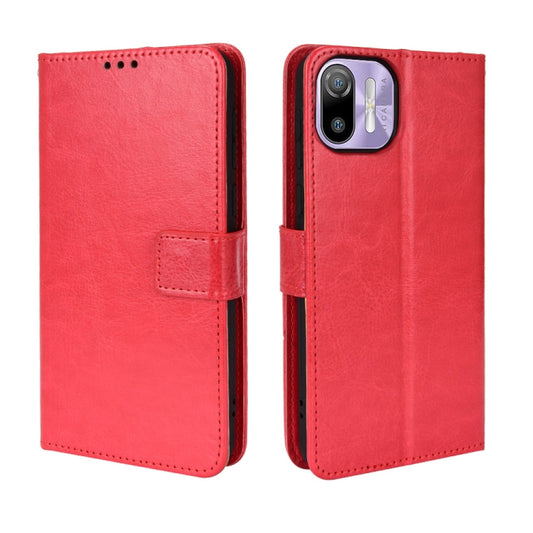 For Ulefone Note 6/ Note 6P Retro Crazy Horse Texture Leather Phone Case(Red) by buy2fix