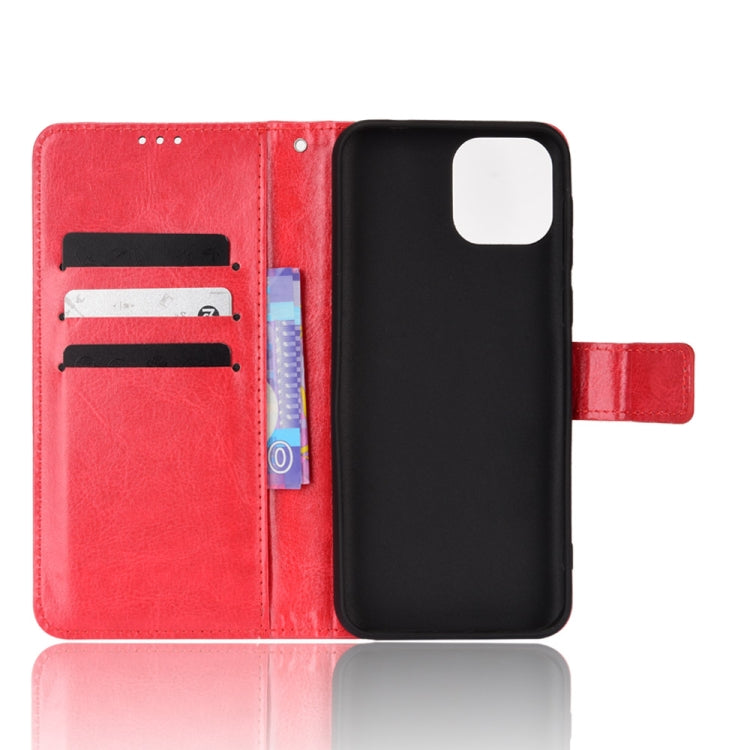 For Ulefone Note 6/ Note 6P Retro Crazy Horse Texture Leather Phone Case(Red) by buy2fix