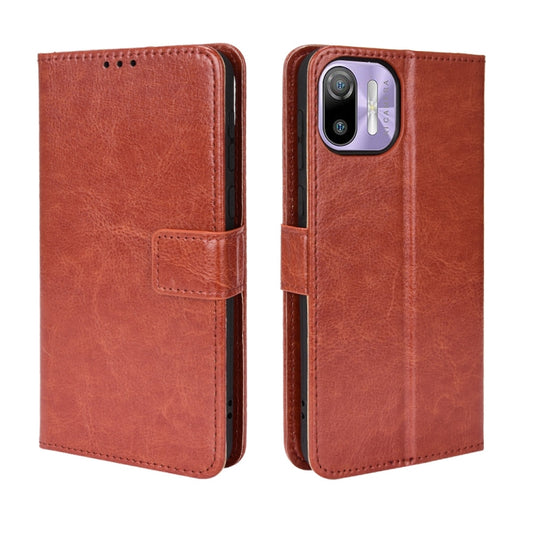 For Ulefone Note 6/ Note 6P Retro Crazy Horse Texture Leather Phone Case(Brown) by buy2fix