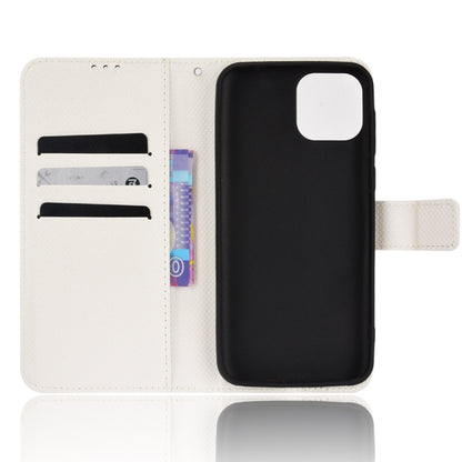 For Ulefone Note 6/ Note 6P Diamond Texture Leather Phone Case(White) by buy2fix