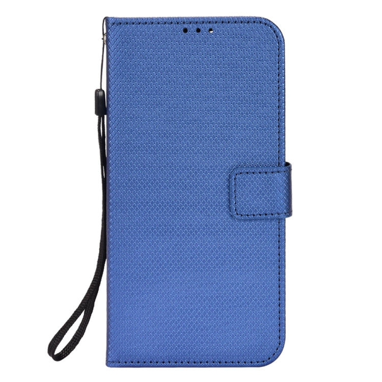 For Ulefone Note 6/ Note 6P Diamond Texture Leather Phone Case(Blue) by buy2fix