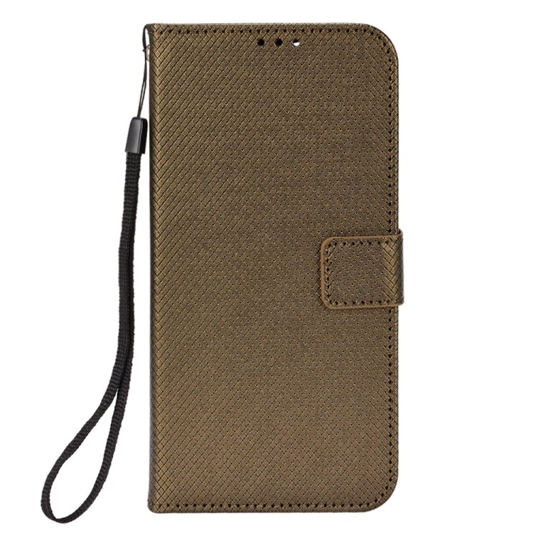 For Ulefone Note 6/ Note 6P Diamond Texture Leather Phone Case(Copper) by buy2fix