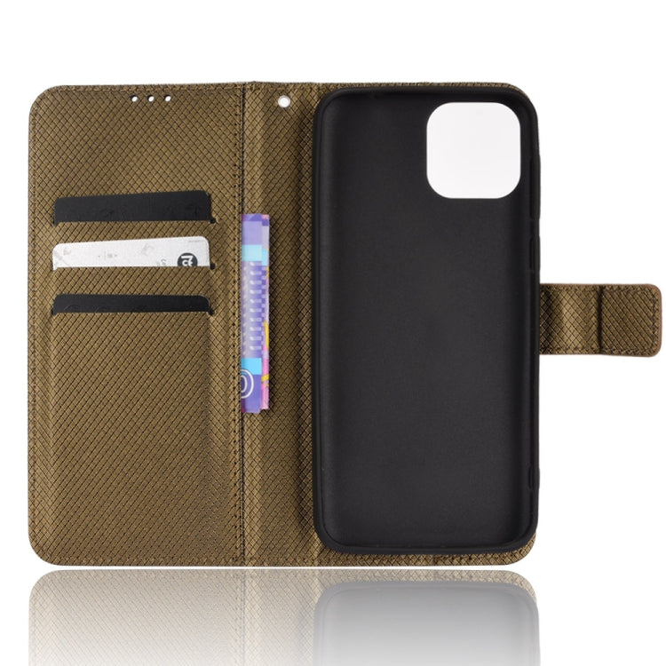 For Ulefone Note 6/ Note 6P Diamond Texture Leather Phone Case(Copper) by buy2fix