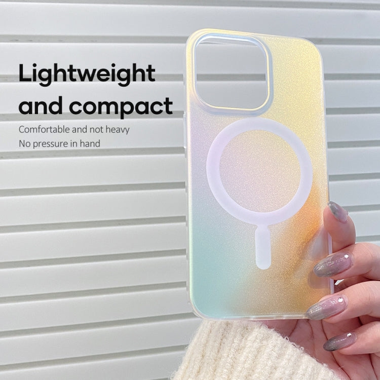 For iPhone 13 Pro ROCK Magnetic Aurora TPU + PET Protective Phone Case (Aurora Gold) - iPhone 13 Pro Cases by ROCK | Online Shopping UK | buy2fix