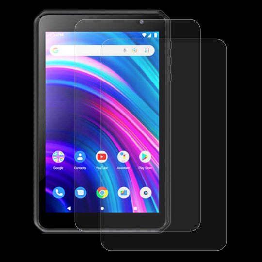 2 PCS 9H 2.5D Explosion-proof Tempered Tablet Glass Film For BLU M8L
