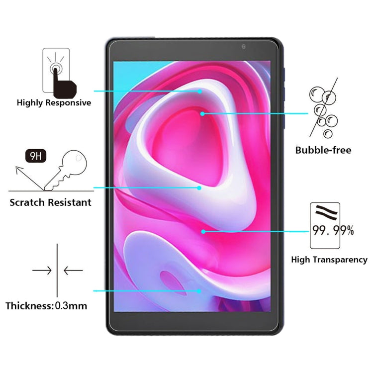 25 PCS 9H 2.5D Explosion-proof Tempered Tablet Glass Film For BLU M8L Plus - Others by buy2fix | Online Shopping UK | buy2fix
