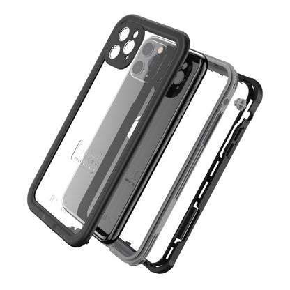 For iPhone 11 Pro Waterproof Full Coverage PC + TPU Phone Case(Black) - iPhone 11 Pro Cases by buy2fix | Online Shopping UK | buy2fix