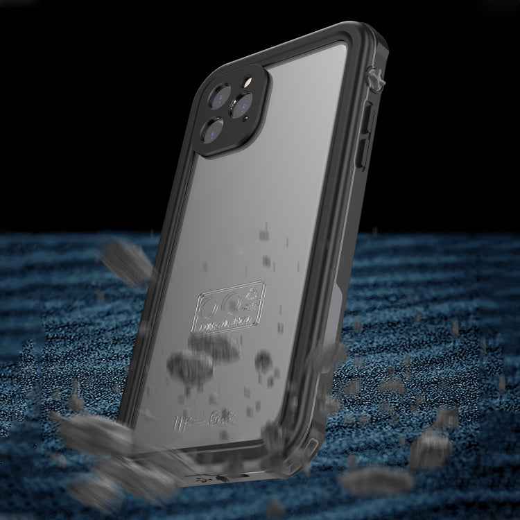 For iPhone 11 Pro Waterproof Full Coverage PC + TPU Phone Case(Black) - iPhone 11 Pro Cases by buy2fix | Online Shopping UK | buy2fix