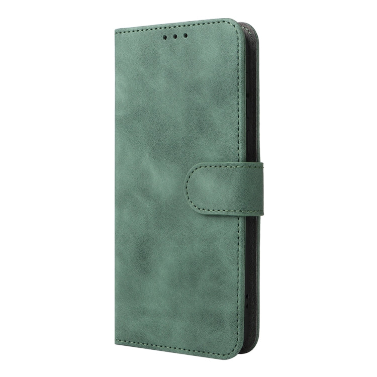 For Ulefone Note 6 Skin Feel Magnetic Flip Leather Phone Case(Green) by buy2fix