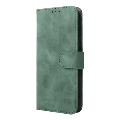 For Ulefone Note 6 Skin Feel Magnetic Flip Leather Phone Case(Green) by buy2fix